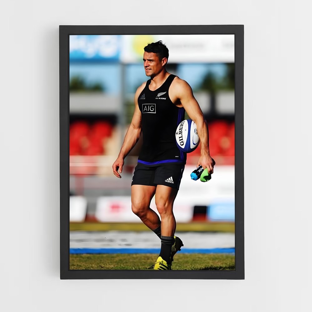 Poster Dan la Zone – affiche Rugby (vue 2)